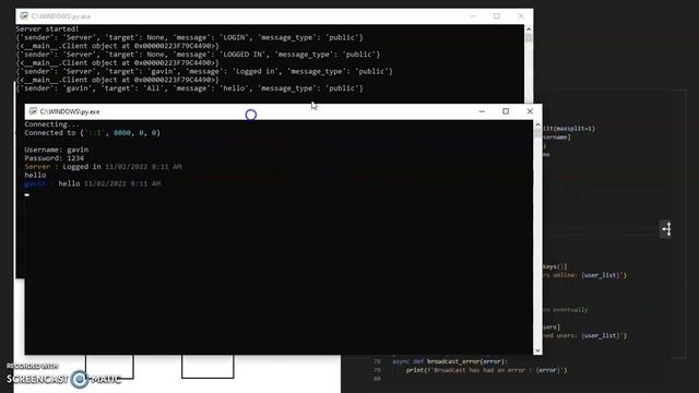 Congressional App 2022 - TCP Chat Server смотреть онлайн