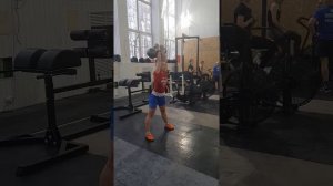 Лазарева Анастасия гири 24 кг. Длинный цикл 56 раз 31 декабря 2018 года