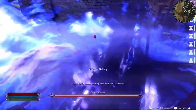 Skyrim Sun Wukong vs Ebony Warrior смотреть онлайн