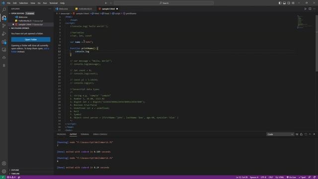 4  Javascript Variables, var, let & const