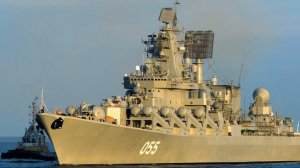 Отряд кораблей Северного флота с ракетным крейсером Маршал Устинов прибыл в Североморск