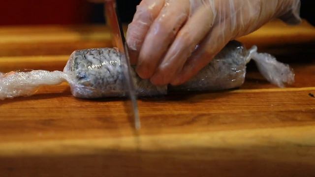 Ролл Змея | Эффектный ролл из кожи лосося