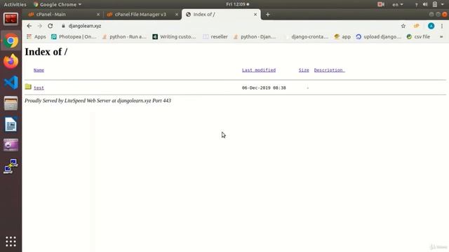 Index File | Python and Django