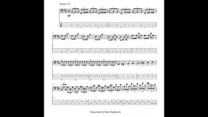 Pictures of Home Bass Solo - Deep Purple - Notation and TAB