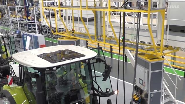 Завод CLAAS в Ле Мане: новый конвейер и комнаты виртуальной реальности смотреть онлайн