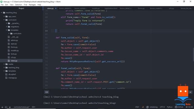 Django Full Stack Web Development #6 | Comments and replies