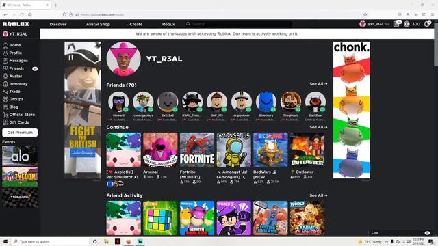 ?ROBLOX SERVERS DOWN! - TUBERS93 HACKED FORTNITE (Roblox Live) смотреть онлайн