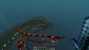 Gargantuan Leviathan in Minecraft and Subnautica