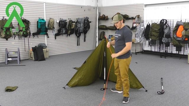 Colorado Tarp A-Frame Set Up Using Trekking Poles смотреть онлайн