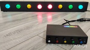 Цветомузыка классическая Радуга-Lm с цветовой панелью, model 8.1