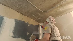 Выравнивание стены под натяжной потолок