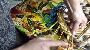 Загибка "Коса" без наращивания из газетных трубочек.