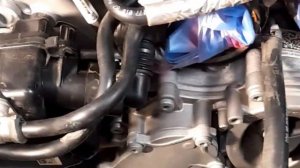 remove install oil separator and thermostat, engine 177 G63 amg mercedes benz