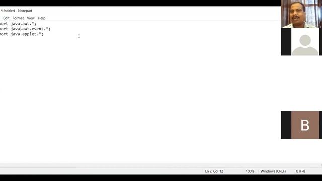 Advanced Java 4th Sem || 22/05/21|| Unit-1 || Key Events || Class 8 смотреть онлайн