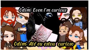 Norse Gods react to Kratos Vs Zeus ||ragnarok | Gacha-Life