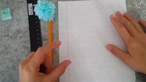 Как сделать мини тетрадки по математике и по русскому Зелёный  листик