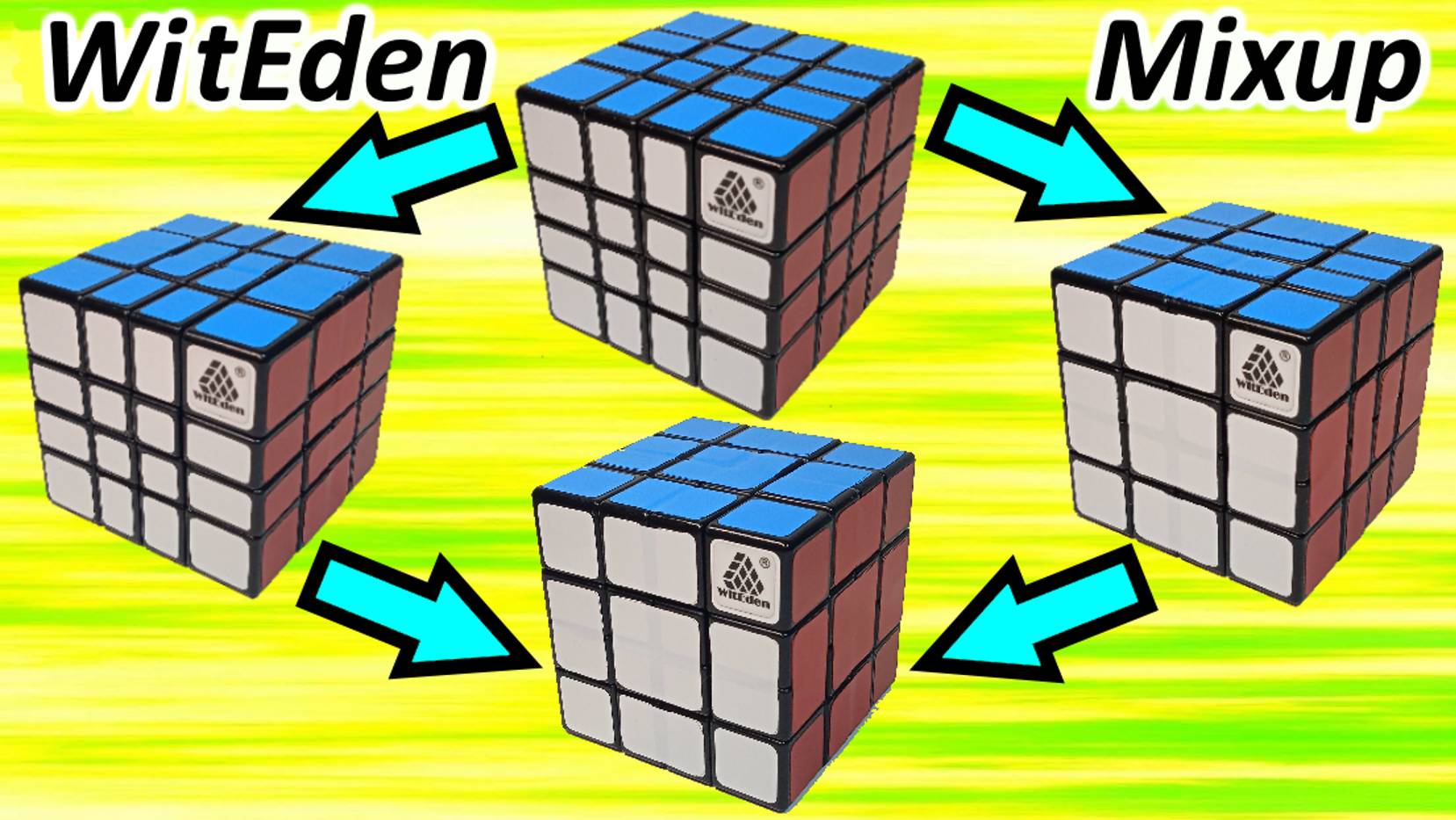 Как переделать куб WitEden Mixup, How to remake cube смотреть онлайн
