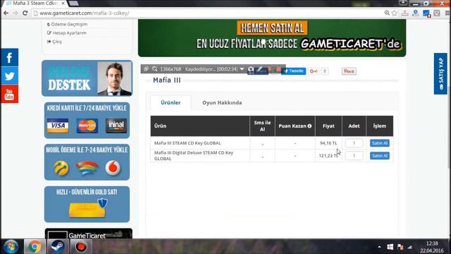 Mafia 3 Steam Gift ve Cd Key Satın Al - Mafia 3 Yükleme