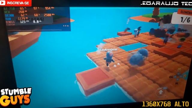 STUMBLE GUYS - CORE 2 QUAD Q8300/ GT 710 2GB GDDR3/ 4GB RAM DDR3 смотреть онлайн