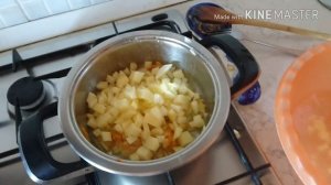 Макароны с картошкой.