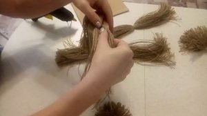 Поделки из джута.Милый щенок.Делаем из джута своими руками.