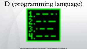 D (programming language)