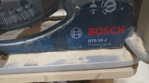 Мой распиловочный станок BOSCH