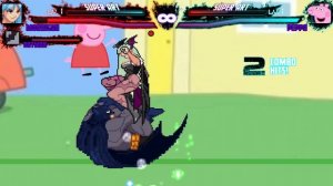 MUGEN Battle - Morrigan vs. Batman vs. Peppa Pig
