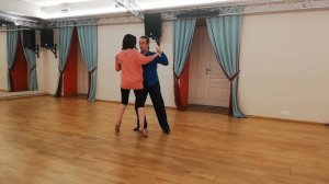 Урок 102. Смена направления в параде. Танцующие танго.