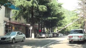 дорога Ахалцихе-Хашури. Проезжаем Боржоми