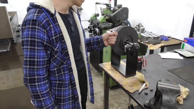 New.Балансировочный стенд для шлифовальных кругов.Balancing stand#Своими руками.#DIY #machineshop смотреть онлайн