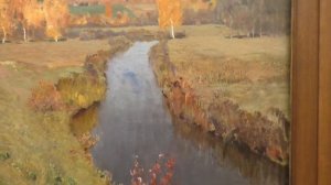 Обзор картины  Золотая осень. Исаак Ильич Левитан. Художник Ревякин