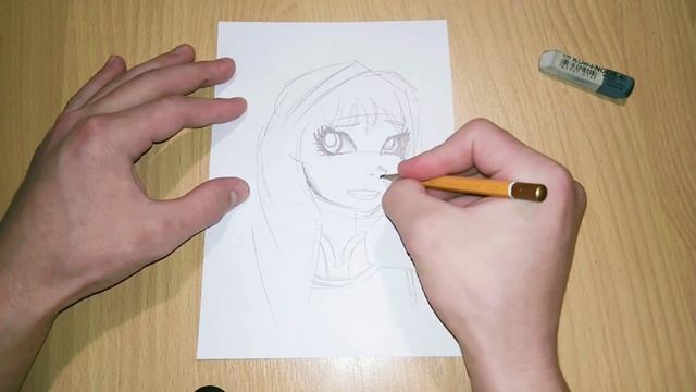Как нарисовать Эльзу из Холодного сердца карандашом поэтапно смотреть онлайн