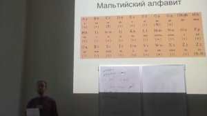 Мальтийский язык — Антон Сомин (ММФЯ-2018)