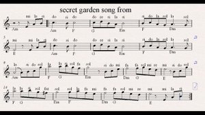Song from A Secret Garden