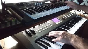 Дидюля - " Путь домой"/кавер версия на Yamaha mm6 и Korg x50.