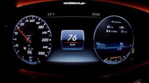 Mercedes e220d W213 - acceleration 0-100 km/h, 0-200 km/h, 0-400 m,  racelogic