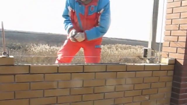 Забор Урок #3 Кирпичная кладка простенка в заборе смотреть онлайн