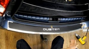Наклейка на задний бампер для Renault Duster (Рено Дастер)