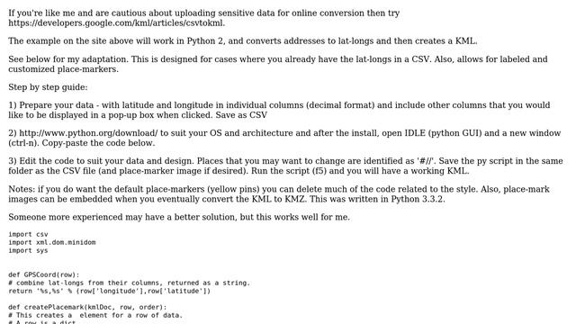 GIS: csv to kml converter (5 Solutions!!) смотреть онлайн