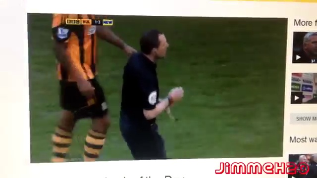 [FULL FOOTAGE] NewCastle Vs Hull City - Alan Pardew - Headbutt against Hull city's David Meyler смотреть онлайн