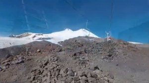 ЭЛЬБРУС ГЛАЗАМИ ТУРИСТА  ПОДЪЕМ НА КАНАТНОЙ ДОРОГЕ К ВЕРШИНЕ ЭЛЬБРУСА  КАБАРДИНО
