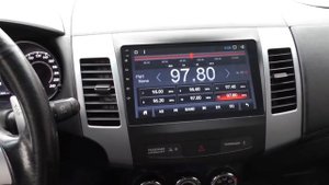Магнитола LeTrun на Mitsubishi Outlander 2011 года