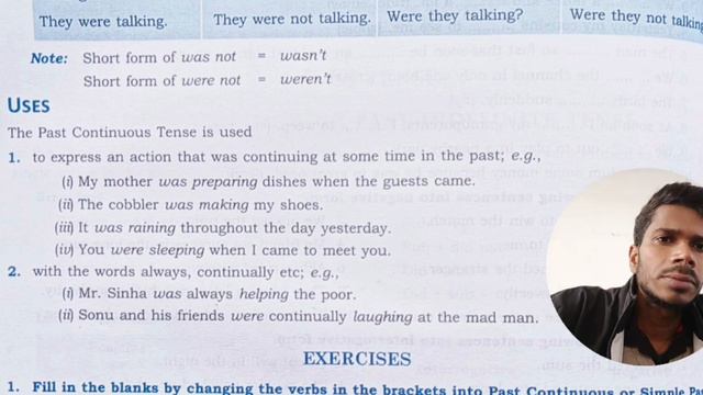 Past Continuous Tense with Exercises#cbseboard