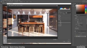 Colour grade your renders in LESS than 60 seconds - Photoshop