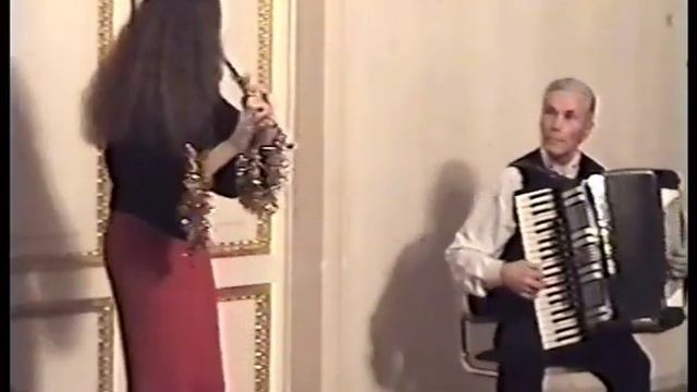 Мелодия "Ласточка" Флейта и аккордеон