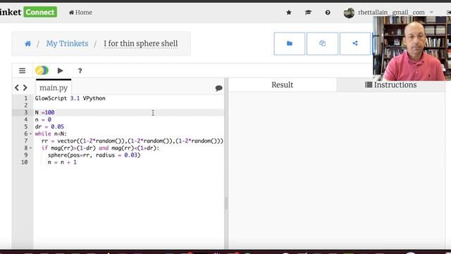 Python Physics Lesson 21: Monte Carlo Calculation of Moment of Inertia for a Spherical Shell смотреть онлайн