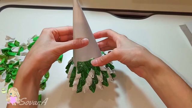 Ёлка из фоамирана/Christmas Tree From Foamiran