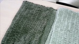 Готовый плед из Alize Puffy Fine Ombre Batik