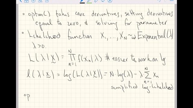 Likelihood via R's optim() смотреть онлайн
